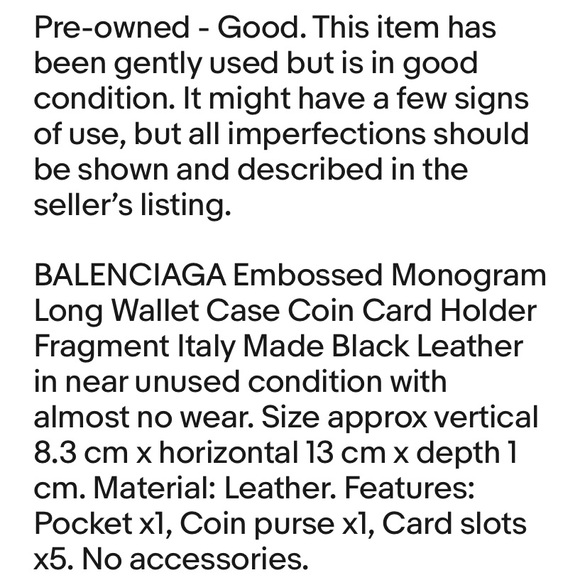 Balenciaga Black Embossed Pouch - Picture 13 of 13